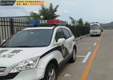 深圳合作区公安局停车场划线工程